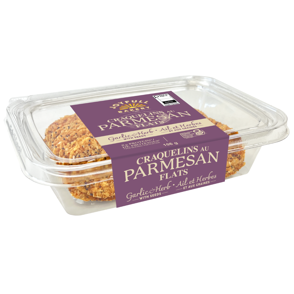 Garlic & Herb Seeded Parmesan Flats