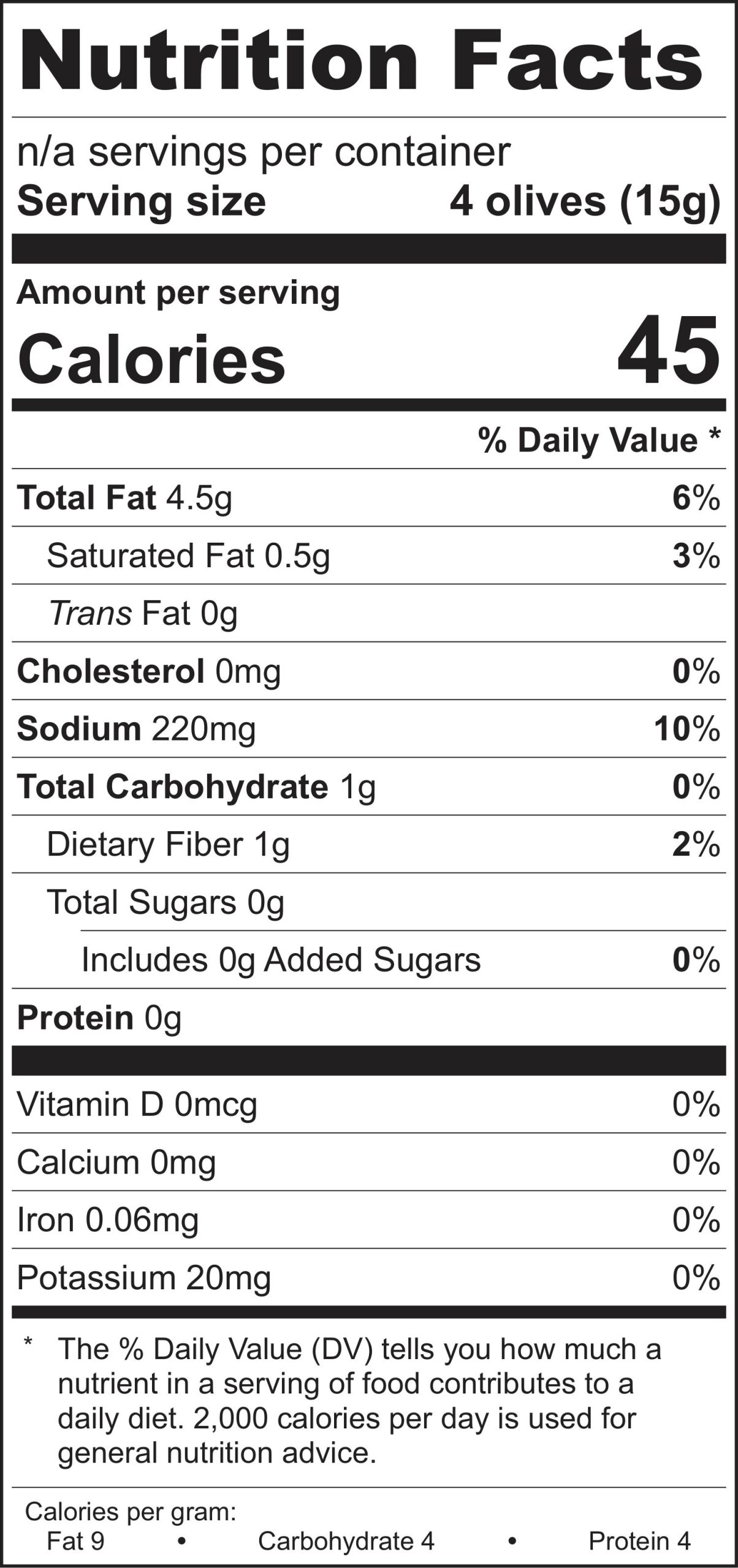 Kalamata Olives, Pitted NFT