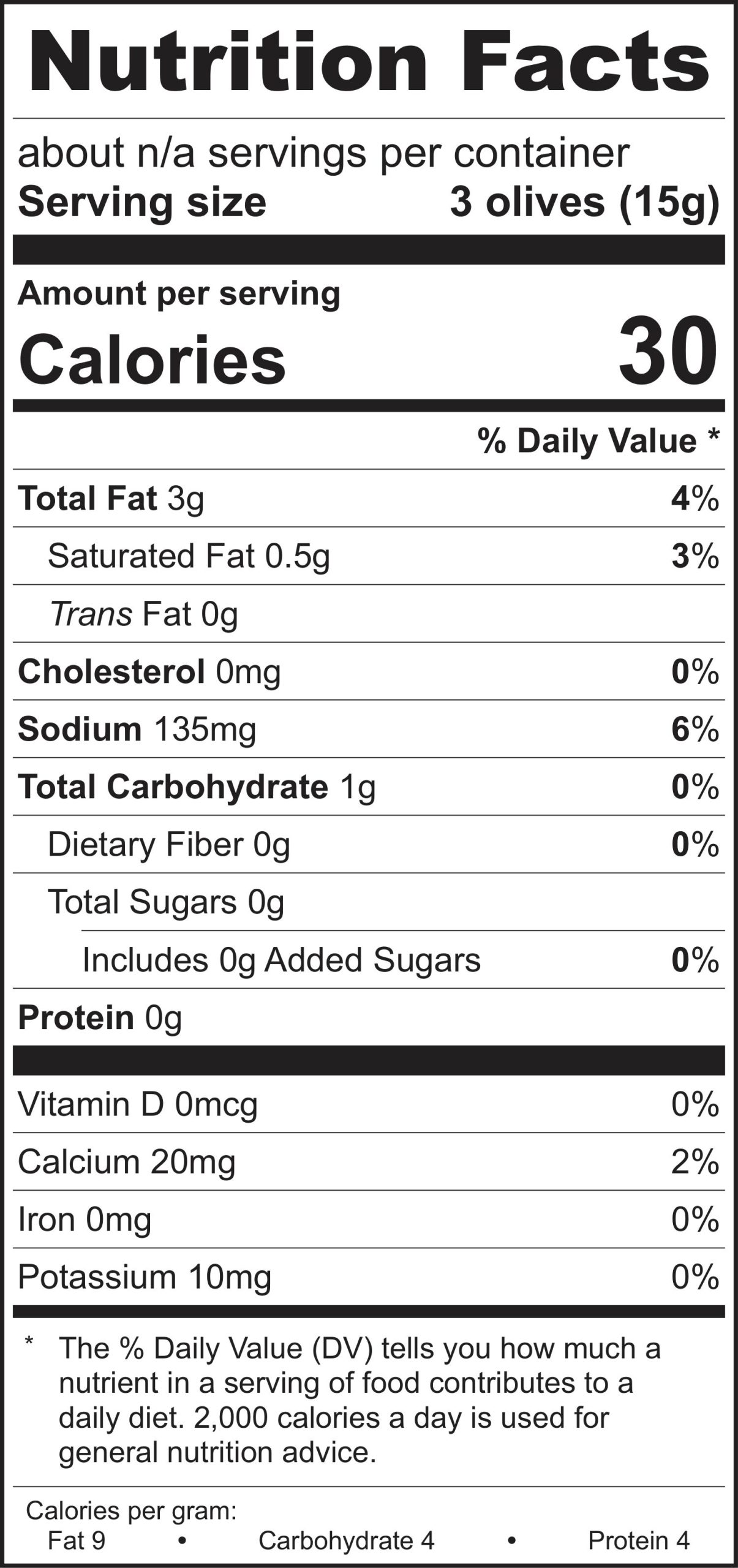 Frescatrano® Olives, Pitted NFT